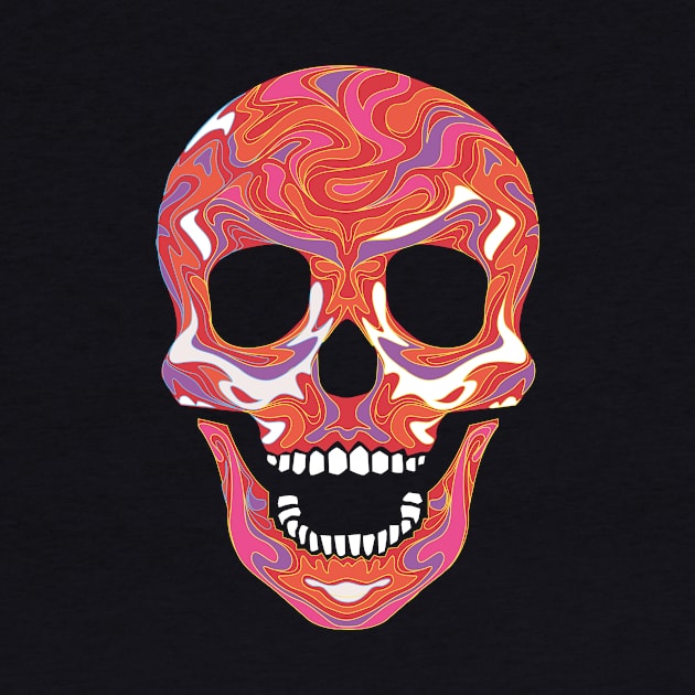 color skull by retrocolorz